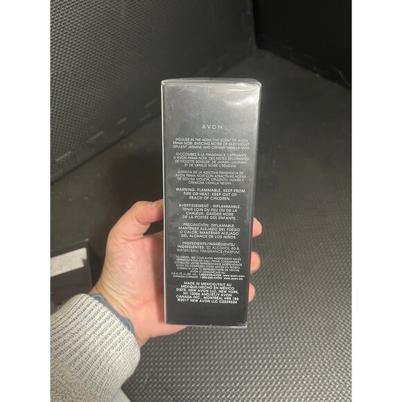 NEW Avon PRIMA NOIR Eau De Parfum Spray ~ 1.7 fl oz 50 mL~ SEALED Box - Picture 3 of 5